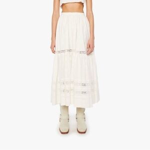 MOTHER Cream Maxi Skirt